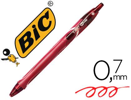 Caneta Bic Gelocity Quick Dry Retratil c/ Tinta Gel Vermelho Ponta de 0,7 mm