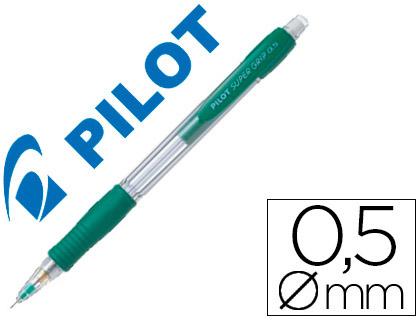 Lapiseira Pilot Super Grip Verde 0,5 mm Pega de Borracha