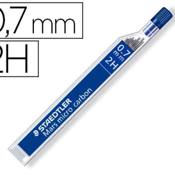 Minas Staedtler Mars Micro Grafite 0,7 mm 2H Tubo c/ 12 Unidades