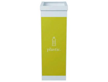 Contentor Paperflow 60 Litros p/Reciclagem c/Tampa Poliestireno p/Plasticos 76X36,3X26,3 cm