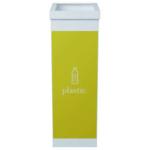Contentor Paperflow 60 Litros p/Reciclagem c/Tampa Poliestireno p/Plasticos 76X36,3X26,3 cm