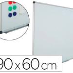 Quadro Branco Rocada Aco Vitrificado Magnetico Moldura Alum. Cantos PVC 90X60 cm c/Bandeja