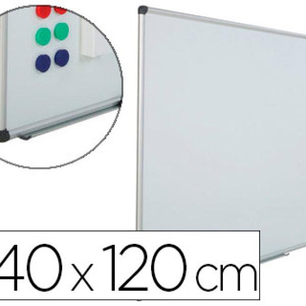 Quadro Branco Rocada Aco Vitrificado Magnetico Moldura Alum. Cantos PVC 240 X 120 cm c/ Bandeja