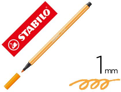 Marcador Stabilo Aguarelavel Pen 68 Vermelhao Palido 1 mm