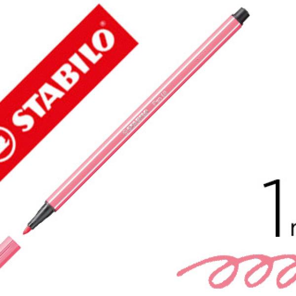 Marcador Stabilo Aguarelavel Pen 68 Pele Escuro 1 mm