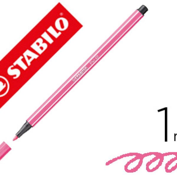 Marcador Stabilo Aguarelavel Pen 68 Heliotropo 1 mm