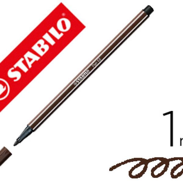 Marcador Stabilo Aguarelavel Pen 68 Sombra 1 mm