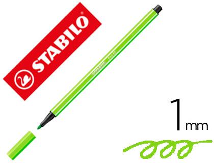 Marcador Stabilo Aguarelavel Pen 68 Verde Prado 1 mm