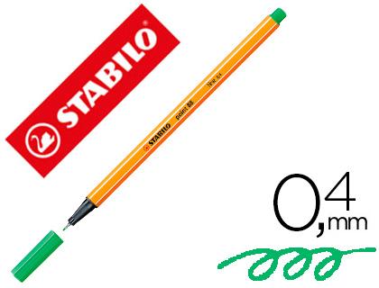 Marcador Stabilo Ponta de Fibra Point 88 Esmeralda Claro 0,4 mm