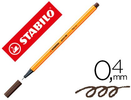 Marcador Stabilo Ponta de Fibra Point 88 Sombra 0,4 mm