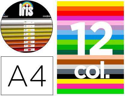 Cartolina Guarro A4 185 Gr Contem A 100 Folhas Brancas + 100 Folhas X 17 Cores