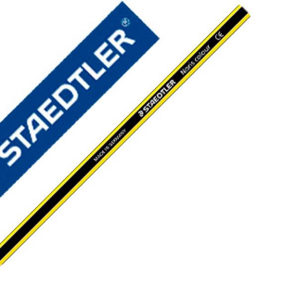 Lápis de Cor Staedtler Wopex Ecologico Amarelo Claro