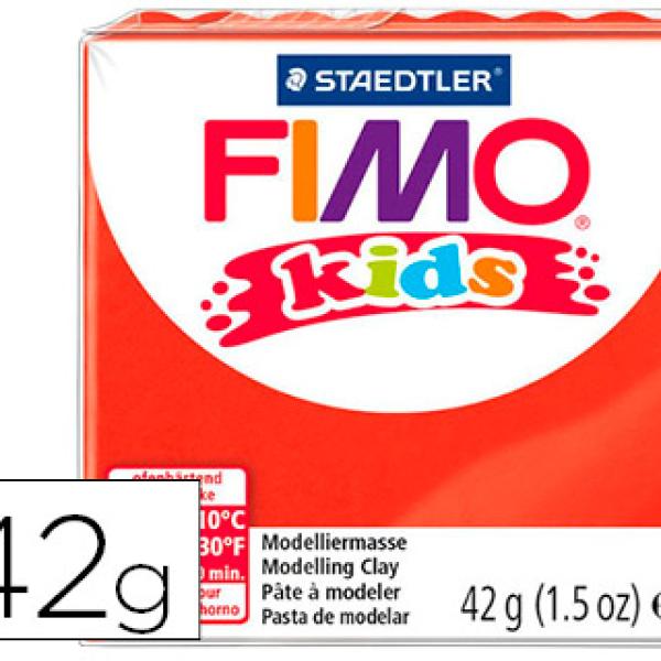 Pasta Staedtler Fimo Kids 42 Gr Cor Vermelho