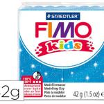 Pasta Staedtler Fimo Kids 42 Gr Cor Azul Purpurina