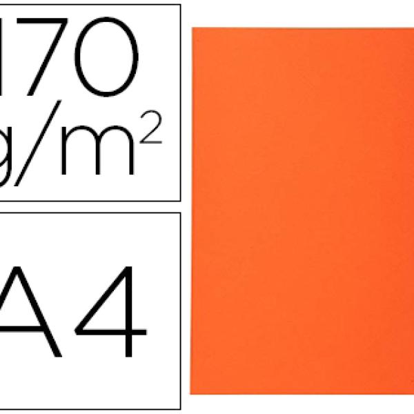 Classificadores Cartolina Reciclada Exacompta Din A4 Laranja 170g