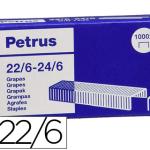 Agrafos Petrus Nº 22/6 Caixa de 1000 Unidades Galvanizados
