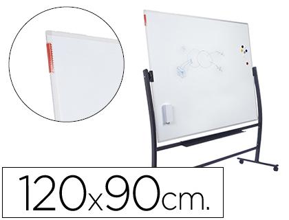 Quadro Branco Rocada Vitrificado Magnetico c/ Suporte Dupla Face 90X120 cm