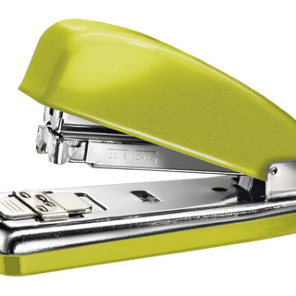 Agrafador Petrus 226 Classic Wow Verde Metalizado Capacidadee 30 Folhas em Blister