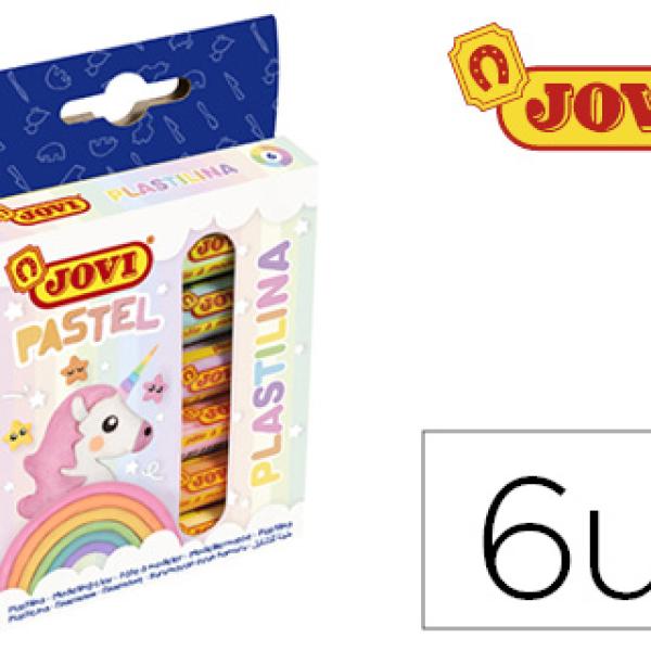 Plasticina Jovi 90 Estojo 6 Unidades Cores Pastel Sortidas 15 G