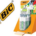 Caneta Bic 4 Cores Velours Expositor de 20 Unidades Sortidas 230X125X149 mm