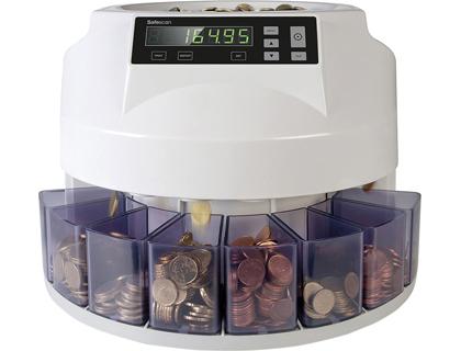 Contador e Classificador de Moedas Velocidade 200 Moeda/min - Safescan 1250 EUR