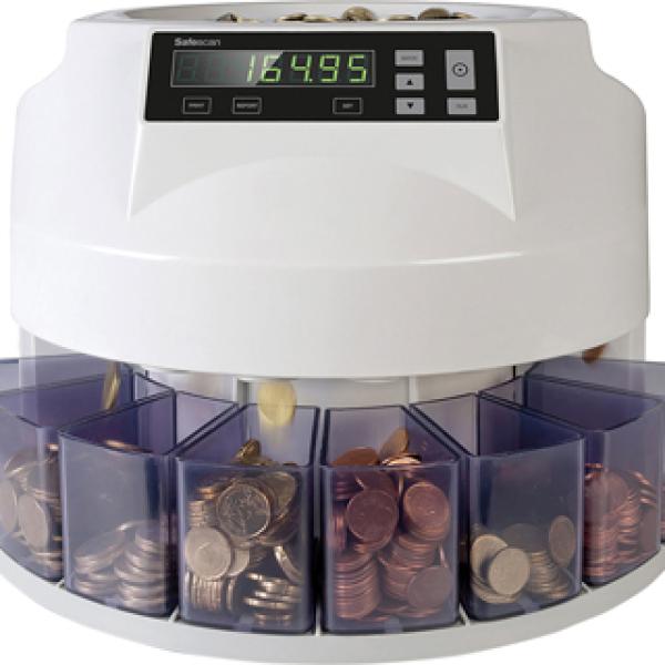 Contador e Classificador de Moedas Velocidade 200 Moeda/min - Safescan 1250 EUR