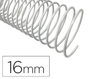Espiral Metalico Q - Connect Branco 64 5:1 16mm 1,2mm (100 Unidades)