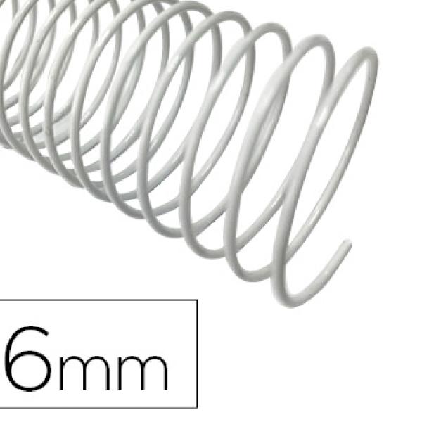 Espiral Metalico Q - Connect Branco 64 5:1 16mm 1,2mm (100 Unidades)