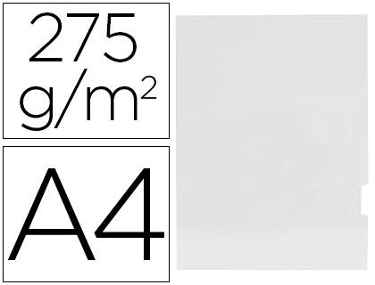 Classificador de Cartolina Gio Plastificada Apresentacao 2 Abas Din A4 Branco 275g/m2