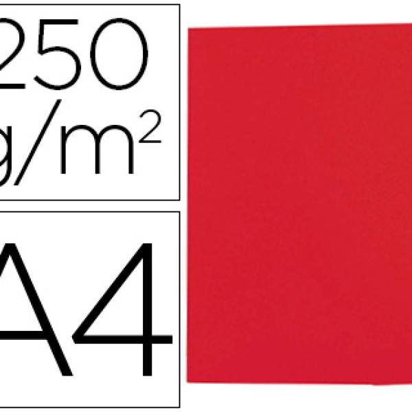 Classificador de Cartolina Gio Simple Intenso Din A4 Vermelho 250g/m2