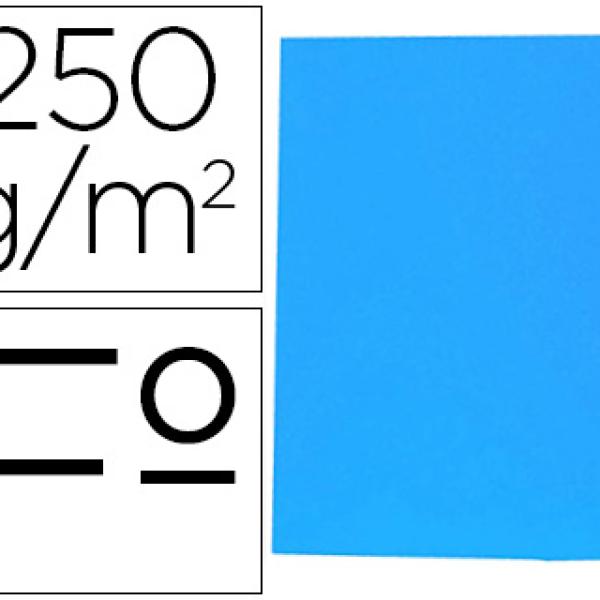 Classificador de Cartolina Gio Simple Intenso Folio Azul 250g/m2