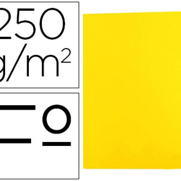 Classificador de Cartolina Gio Simple Intenso Folio Amarelo 250g/m2