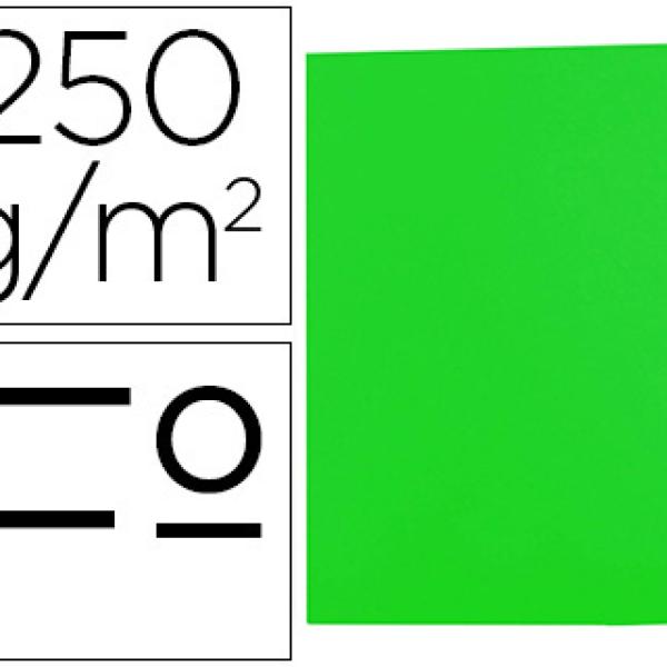 Classificador de Cartolina Gio Simple Intenso Folio Verde 250g/m2