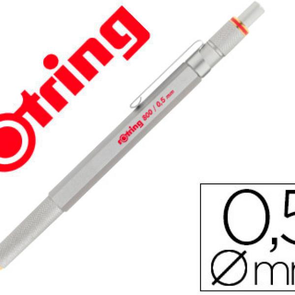 Lapiseira Rotring 800 Corpo Prateado 0,5 mm