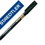 Marcador Staedtler Lumocor Retroprojecao Ponta de Fibra Permanente Special 319 - 9 Preto