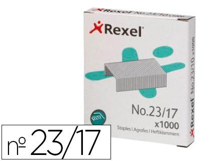 Agrafos Rexel de Aco Nº23/17 Caixa de 1000 Unidades