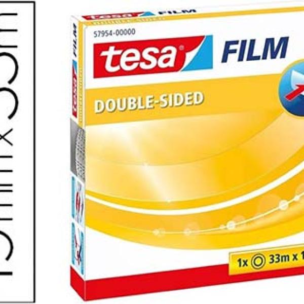 Fita Adesiva Dupla Face 19mm x 33m (Transparente) - TESA