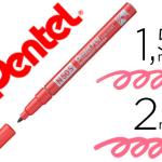 Marcador Pentel N50S Permanente Cor Vermelho 1,5/2 mm