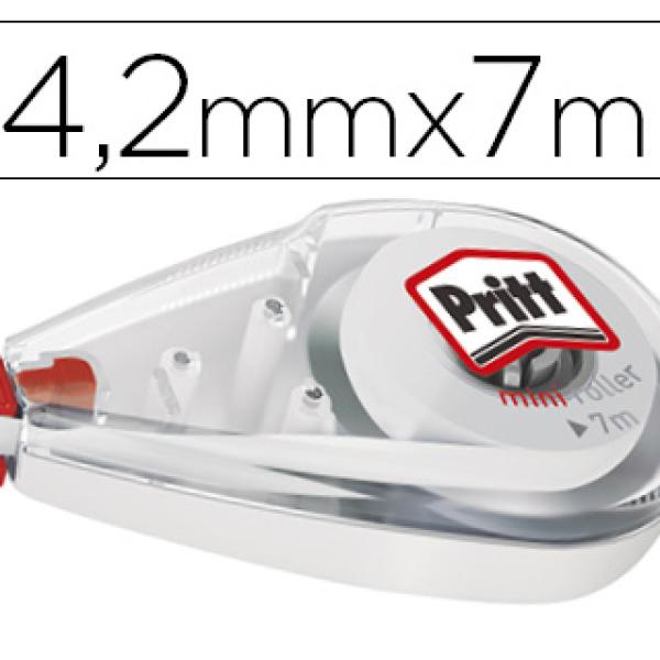 Corretor Pritt Roller Mini 4,2 mm X 7 Mt