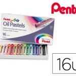 Pasteis de Oleo Pentel Arts 16 Cores