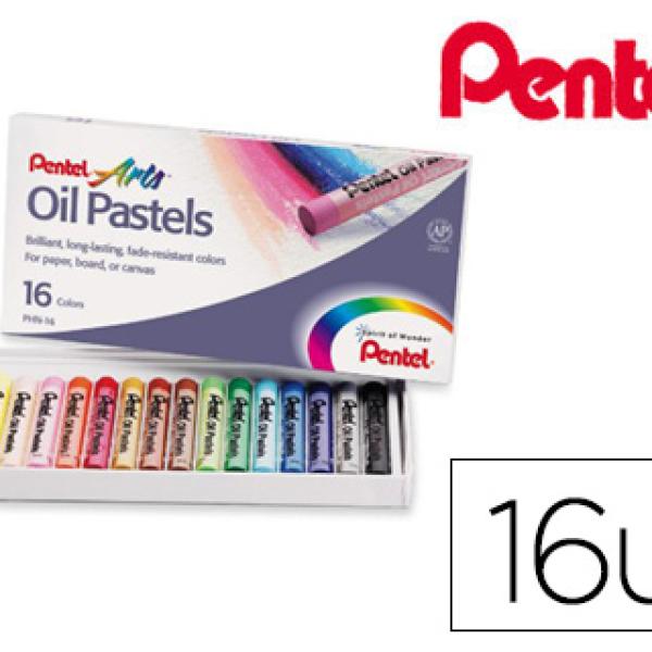 Pasteis de Oleo Pentel Arts 16 Cores