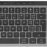 Teclado Flexi Wireless RF 2.4GHz + Bluetooth 5.1 Multi - Device PT (Cinzento) - OFFY