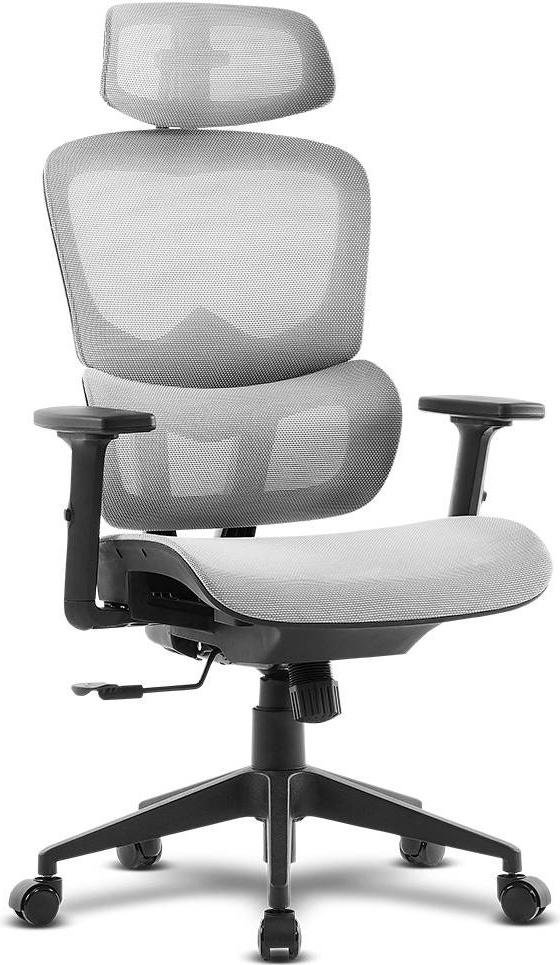 Cadeira de Escritório Ergonómica Lyca/Preta (Cinza) - OFFY