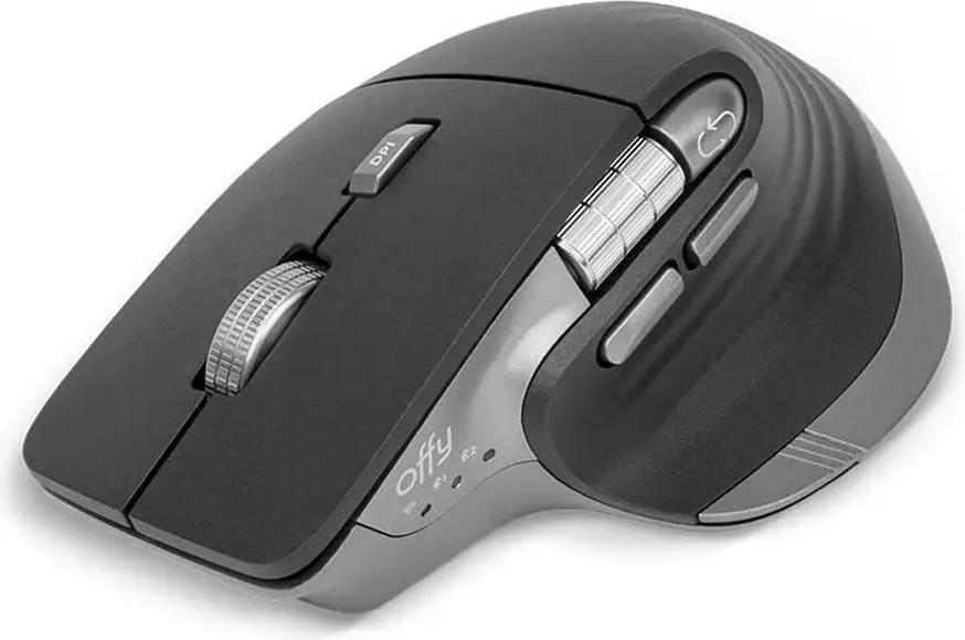 Rato Óptico Nexo Ergonomic Wireless/Bluetooth 4800DPI (Preto) - OFFY