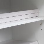 Armário para Impressora com Rodas e Gaveta 60x39x80cm Branco
