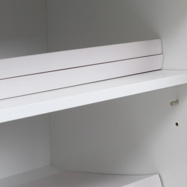Armário para Impressora com Rodas e Gaveta 60x39x80cm Branco