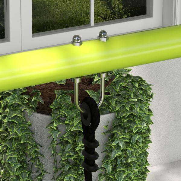 Baloiço para Crianças Baloiço Jardim com 1 Baloiço Simples 1 Planador e Anti - UV 255x160x180 cm Cinza e Verde