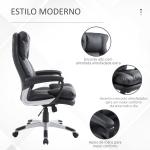 Cadeira de Escritório Giratória Cadeira de Escritório Ergonómica com Apoio para os Braços e Altura Ajustável 66x71x110 - 120,5 cm Preto
