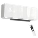 Aquecedor Elétrico Cerâmico de Parede 2000W com 3 Modos Temporizador Detecção de Janelas Abertas 54x18,7x12,3 cm Branco