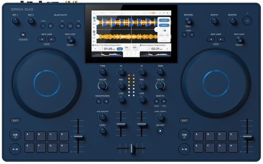 Controlador DJ All - In - One Portátil (Azul) - ALPHATHETA